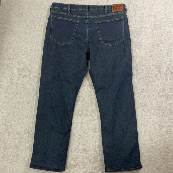NEW Lands' End Flannel Lined Men's 40x32 Jeans Relaxed Fit - Picture 2 of 7